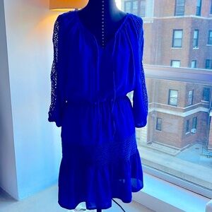 ALLOY royal blue dress w/ lattice